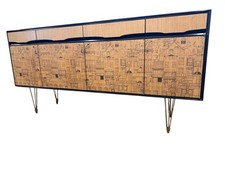retro vintage sideboard Birch ply 1950s 60s Heals Rare Design