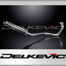 YAMAHA TDM850 91-01 FULL EXHAUST SYSTEM 450mm CARBON OVAL BSAU SILENCER