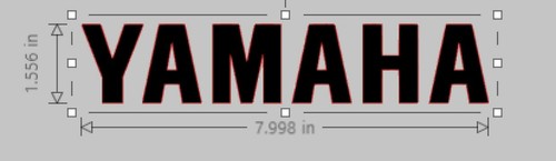 Yamaha logo stickers - logo,