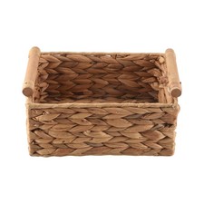 2X(Small Wicker Baskets for Organizing Bathroom, Hyacinth Baskets for8095