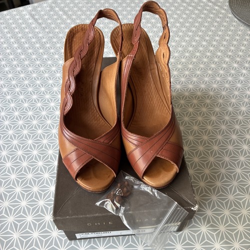 Chie mihara brown leather - brown,