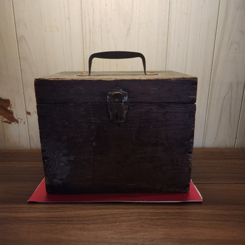 Old primitive wood tool - primitive, box