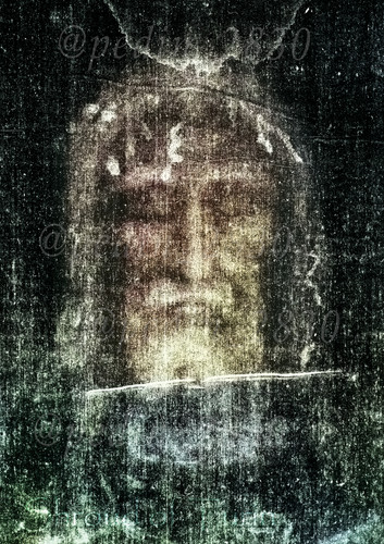 Shroud turin face jesus - of,