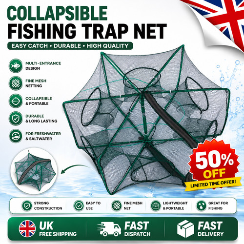 Holes foldable fishing trap - holes,