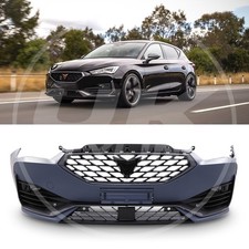 PRIMER FINISH FRONT BUMPER CUPRA STYLE CONVERSION KIT FOR SEAT LEON MK4 21-24