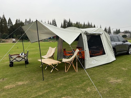 Car rear tent - tent, extension
