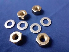 BSA BANTAM HEAD NUT & WASHER SET CYLINDER HEAD D1 D3 D5 D7 D14 B175 BUSHMAN 