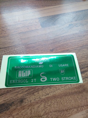 Lambretta petrol tank flap - petrol,