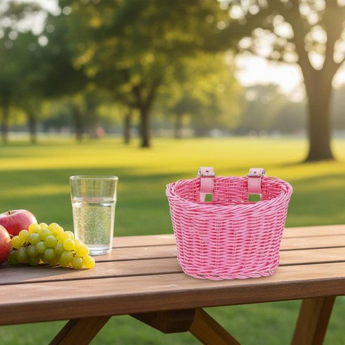 Woven bike basket - pp,