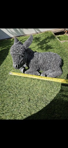 Garden ornament large donkey - garden,