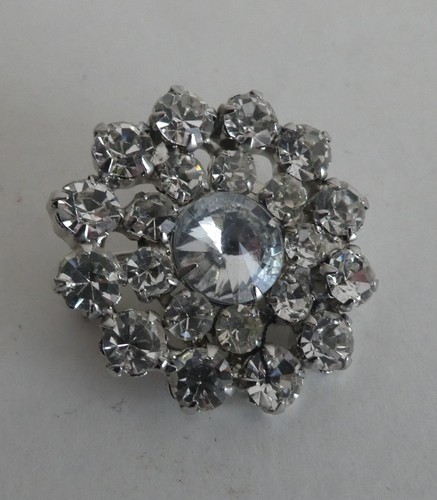 Vintage brooch silver - vintage, tone