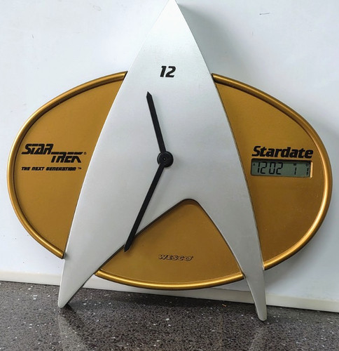Star trek tng - wall, clock