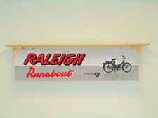 Raleigh Runabout Moped Banner Classic Motorcycle Garage Workshop Wall Display