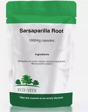 Sarsaparilla Root 1000mg Capsules – Natural Detox & Skin Health Support