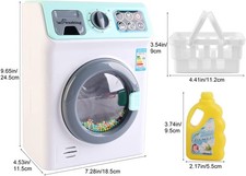My First Washing Machine Play Set Laundry and Cleaning Educational Toys