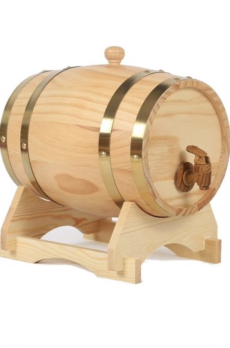 Wooden wine barrel - wooden,