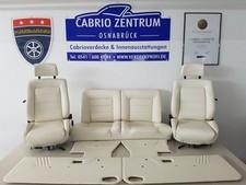 Golf 1 convertible faux leather upholstery in white