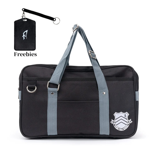 Black student shoulder - black,