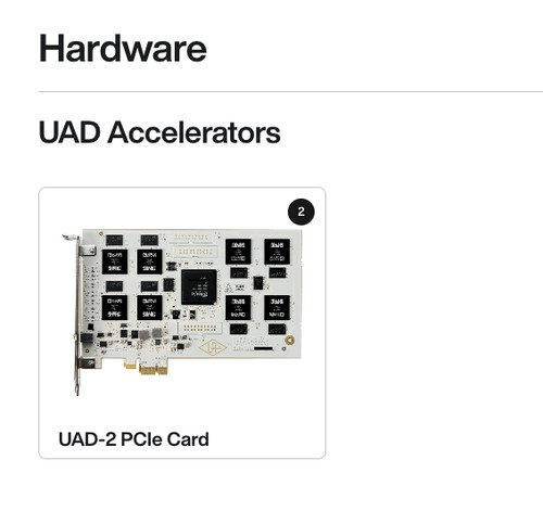 Uad2 octo cards pcie - pcie,