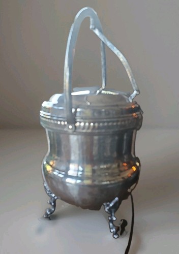 Vtg art deco silver copper - vtg,