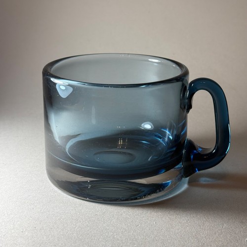 Wedgwood blown blue glass mug - wedgwood,