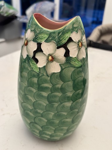 Vintage maling pottery - vintage, rose