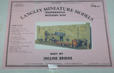Langley Minature Models Kit Incline Bridge V16 set OO gauge 1/76 scale