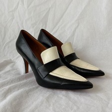 Celine black & white Loafer Pumps, 41