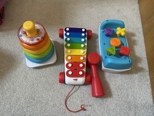 Fisher Price first baby Fun Toy Trio bundle - excellent used condition