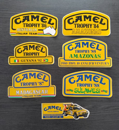 Camel trophy stickers - trophy, 80s