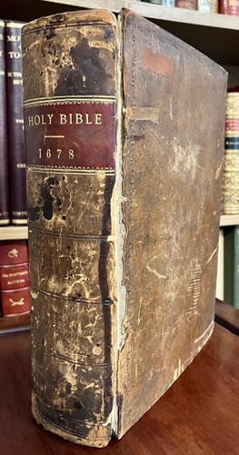 1685 holy bible - old, new