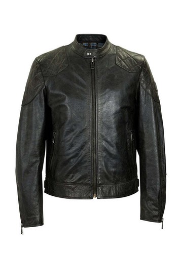 Belstaff leather biker jacket - leather,