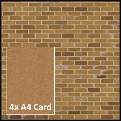 Small dolls house - brick, wall