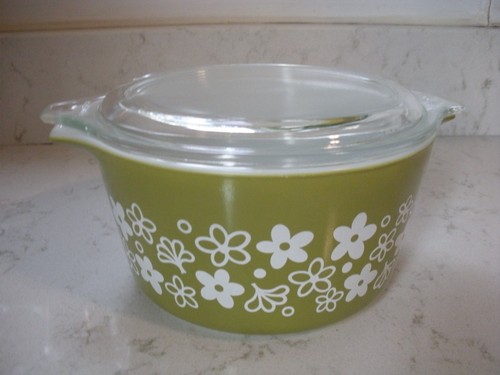 Pyrex avocado green crazy - pyrex,