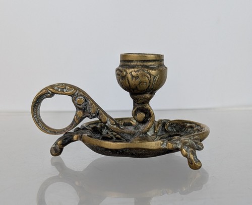 Antique brass ornate small - ornate,