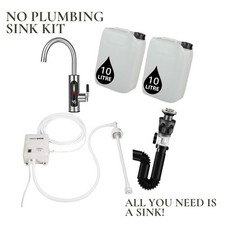 No Plumbing Sink kit Electric Hot Water Tap High End Waterpump