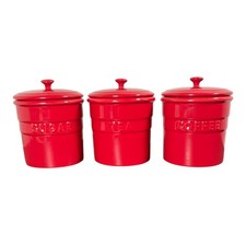 Bright Red Tea Coffee & Sugar