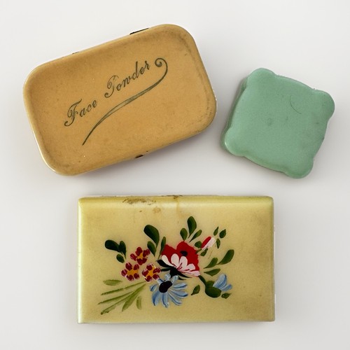 Vintage trinket pill boxes - trinket,