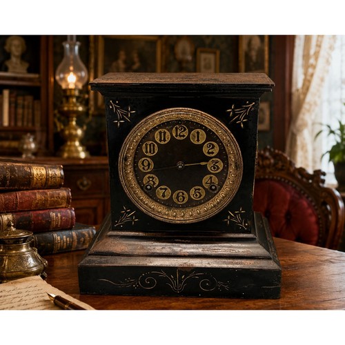 Antique ansonia mantel clock - antique,