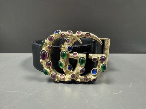 Gucci black leather - black, marmont