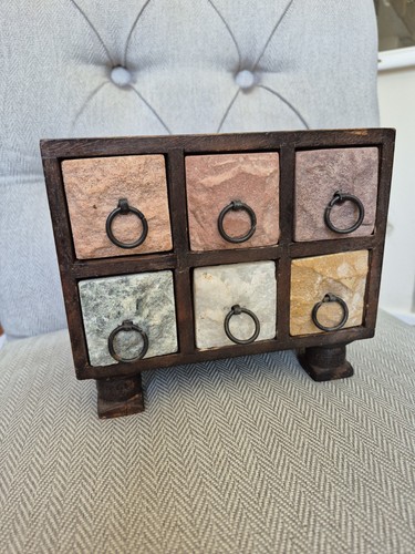 Vintage drawers stone front - 6,