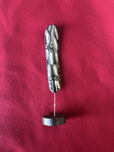 Carved horn northwest coast - carved,