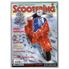 Scootering Magazine December 2003 mbox3537/h Gilera Nexus 500