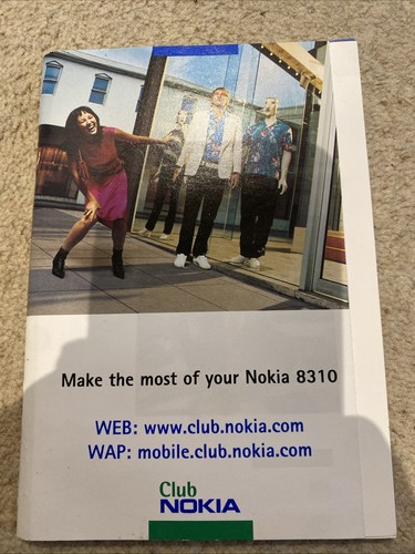 Nokia 8310 user - user, manual