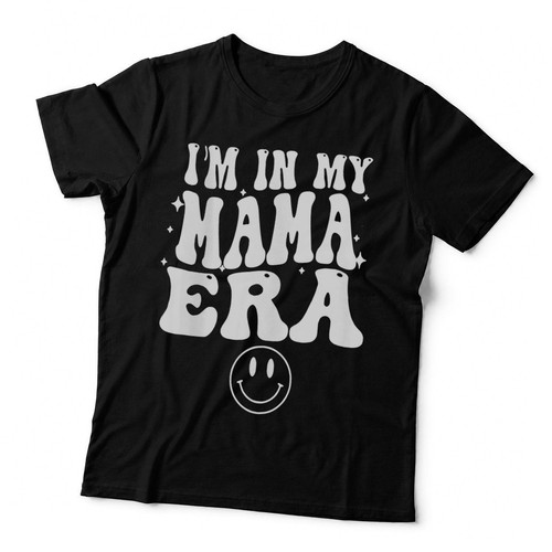 Mama era shirt black wavy - era,