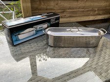 Large Stainless Steel Fish Kettle Salmon Poacher/Steamer Boxed