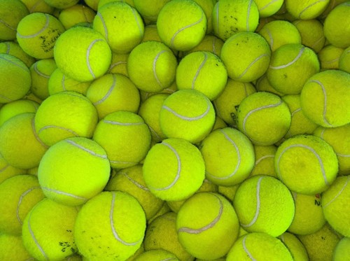 Used tennis balls - balls,