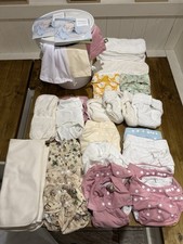 Little Lamb Size 1 Washable Nappy Bundle (Over 70 Pieces)