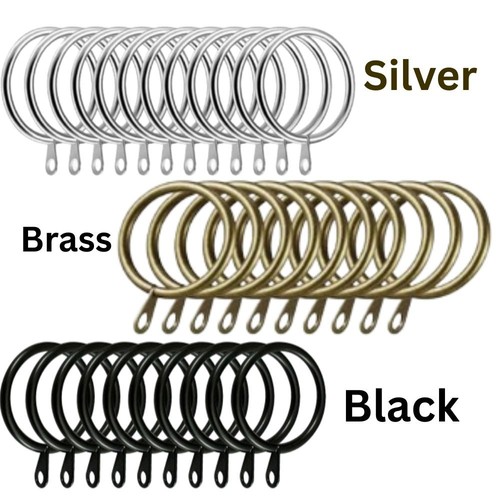 Heavy duty metal curtain - duty, rings