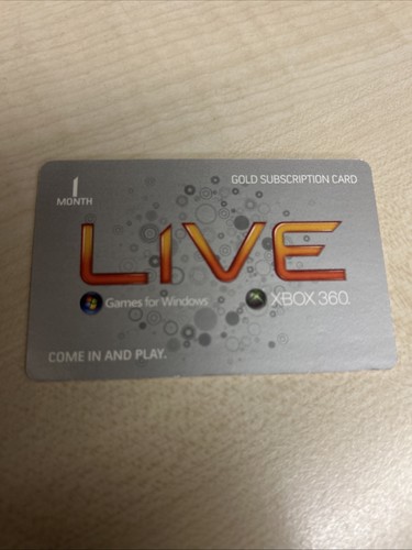 Xbox 360 month live gold - 1,